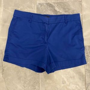 J Crew Chino Shorts in Royal Blue Size 10